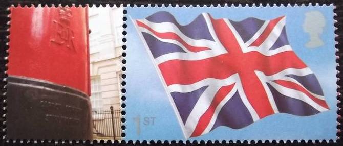 2004 GB - LS20 - "Rule Brittania" (Flag) Single+Label MNH